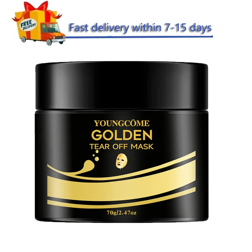 24K Gold Peel-Off Mask – Cleansing, Firming & Brightening