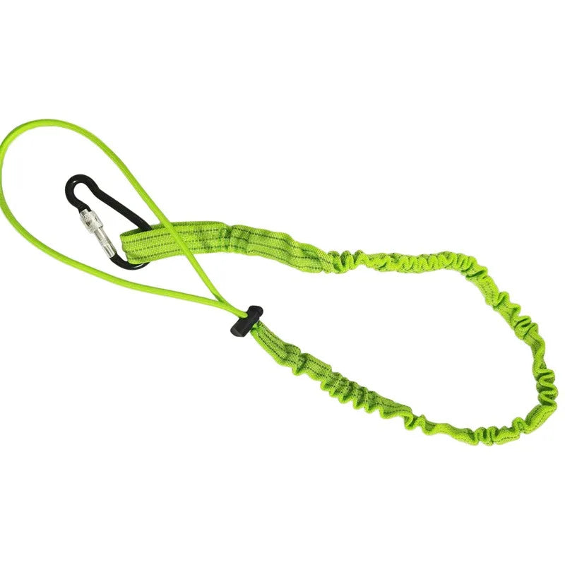 Safety Tool Lanyard Carabiner Hook | Anti-Drop Elastic Rope