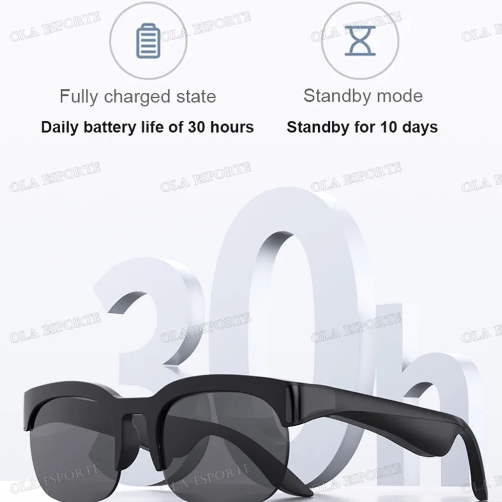 New Camera Control Smart Glasses 2025 Music Sunglasses Headphones Wireless Bluetooth Call Headset HIFI Audio glasses For Android Peaceful Pleasures Health and Wellness