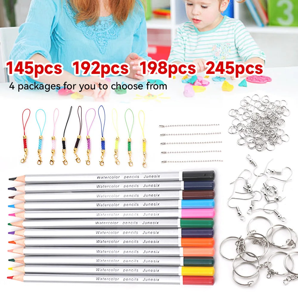 Heat Shrink Plastic Sheets Set – DIY Keychain & Craft Kit