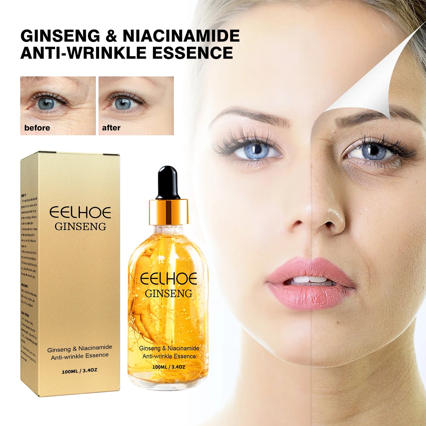 Ginseng Anti-Aging Serum – Niacinamide & Hyaluronic Acid