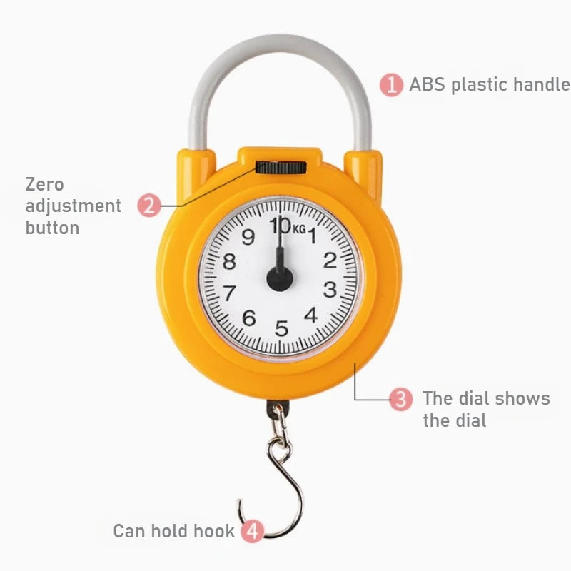 Portable Hanging Kitchen Scale 10kg | Precise & Compact Portable Hanging Scale Peaceful Pleasures Health and Wellness
