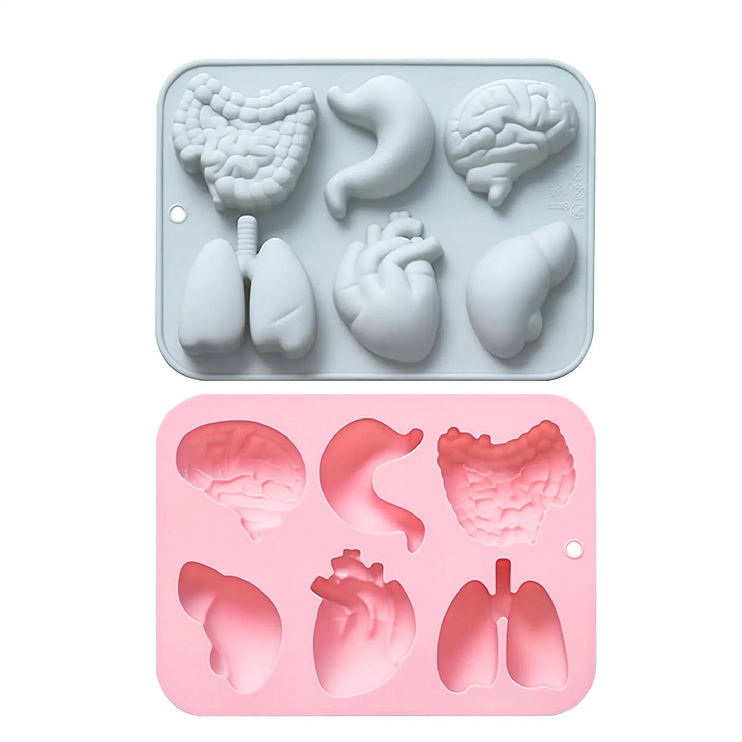 Halloween 3D Organ Silicone Mold – Chocolate, Candy & Ice Tray