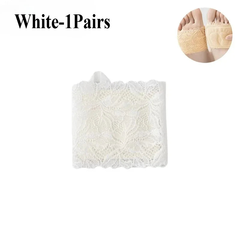 Women's Non-Slip Invisible Half Sole Socks for High Heels