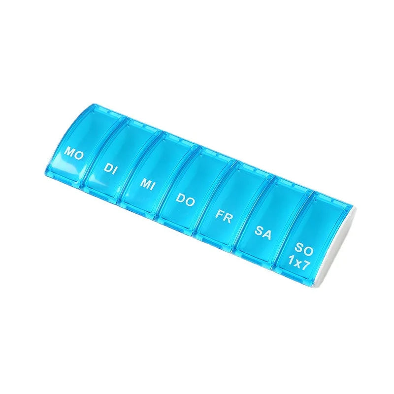 7-Day Weekly Pill Organizer | Portable Daily Tablet Case