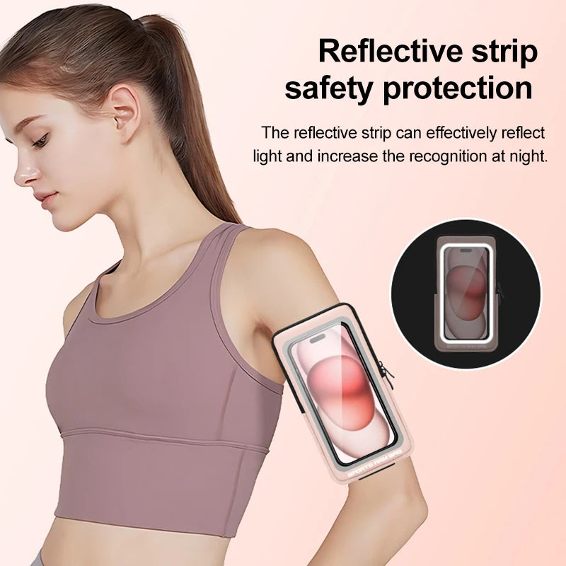 Armband On The Phone Mobile Phone Bag Wrist Armbands Mp3 mp4 Bags Sports Cell Phone Holder Cell Phone Accessories Woman Sports Peaceful Pleasures Health and Wellness