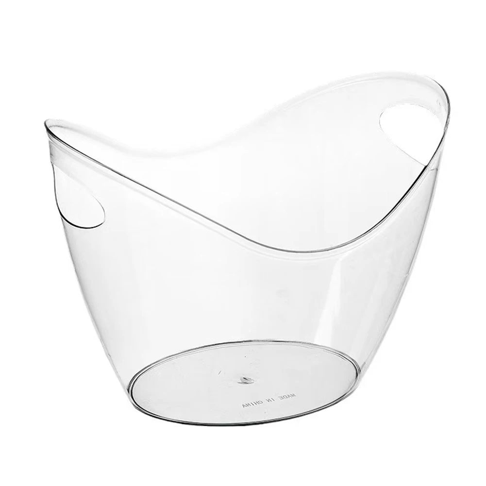 3.5L Acrylic Ice Bucket with Handle for Wine & Champagne Peaceful Pleasures Health and Wellness