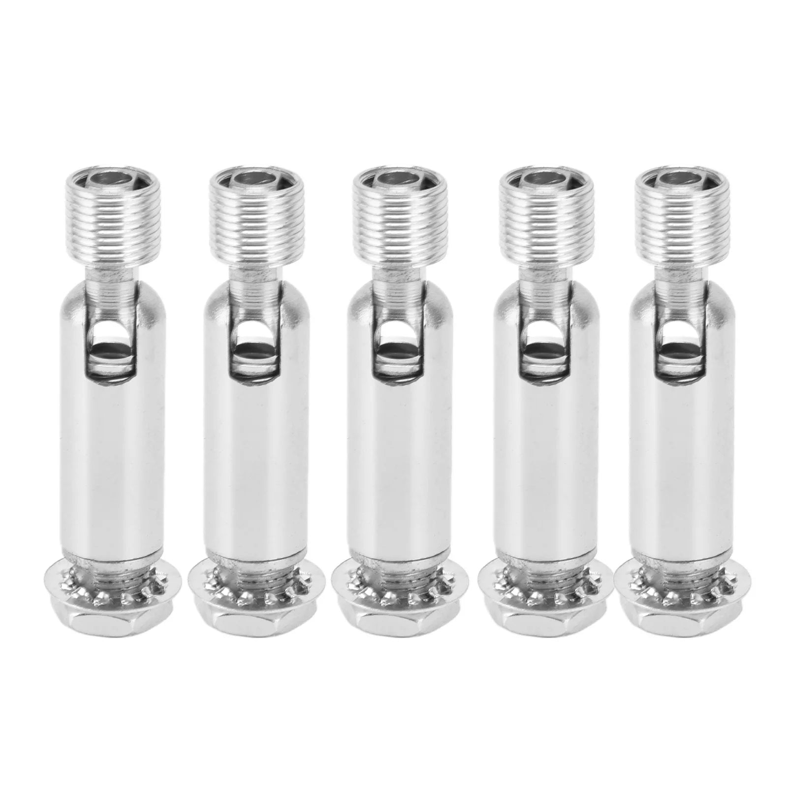 Sloped Ceiling Chandelier Adapter M10 External Gear 180° Adjustment Electroplating Sloped Ceiling Lamp Adapter for Peaceful Pleasures Health and Wellness chrome