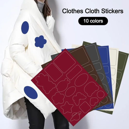 Apparel Applique Self Adhesive Black Patches DIY Craft Washable Waterproof Patch Sewing Fabric Sticker Thermal Transfer Peaceful Pleasures Health and Wellness