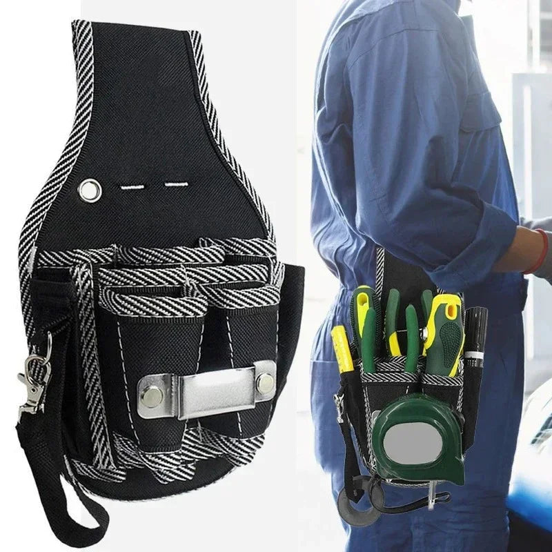 Nylon Electrician Tool Bag – Belt Pouch & Screwdriver Holder Waist Tool Bag Peaceful Pleasures Health and Wellness