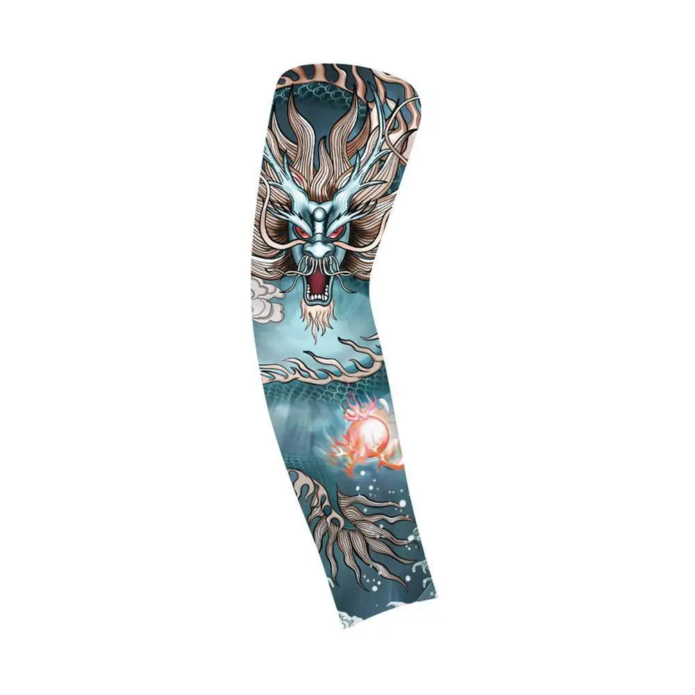 Ice Silk Tattoo Sleeves for Outdoor Activities Peaceful Pleasures Health and Wellness B