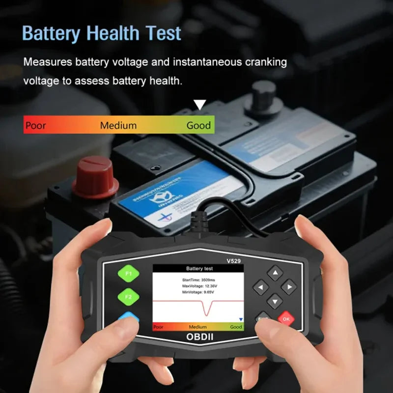 OBD2 Car Scanner Tool 16-in-1 Diagnostic Scanner with 66 Code Reader for DIY Maintenance, Auto Home Mechanics Peaceful Pleasures Health and Wellness