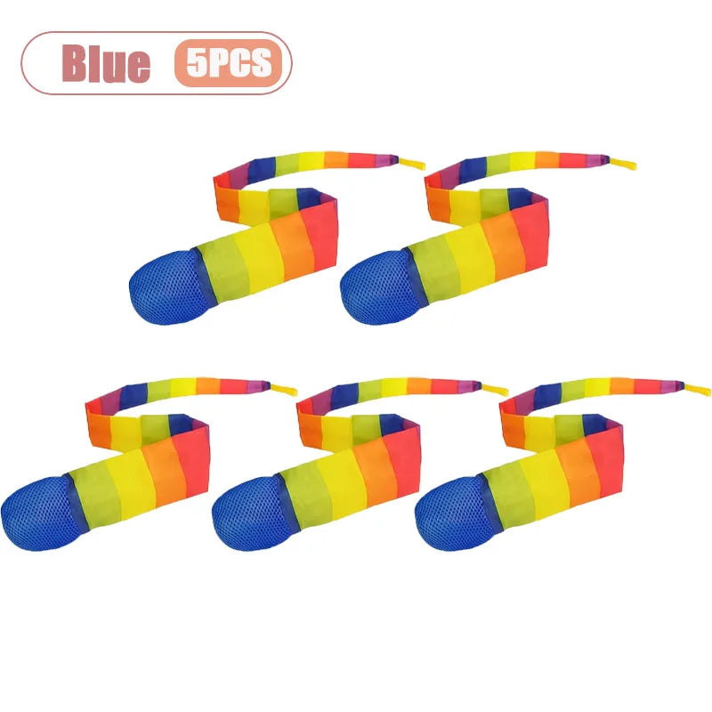Rainbow Meteor Ball Set 1–20 PCS | Soft Tail Throwing Catching Toy