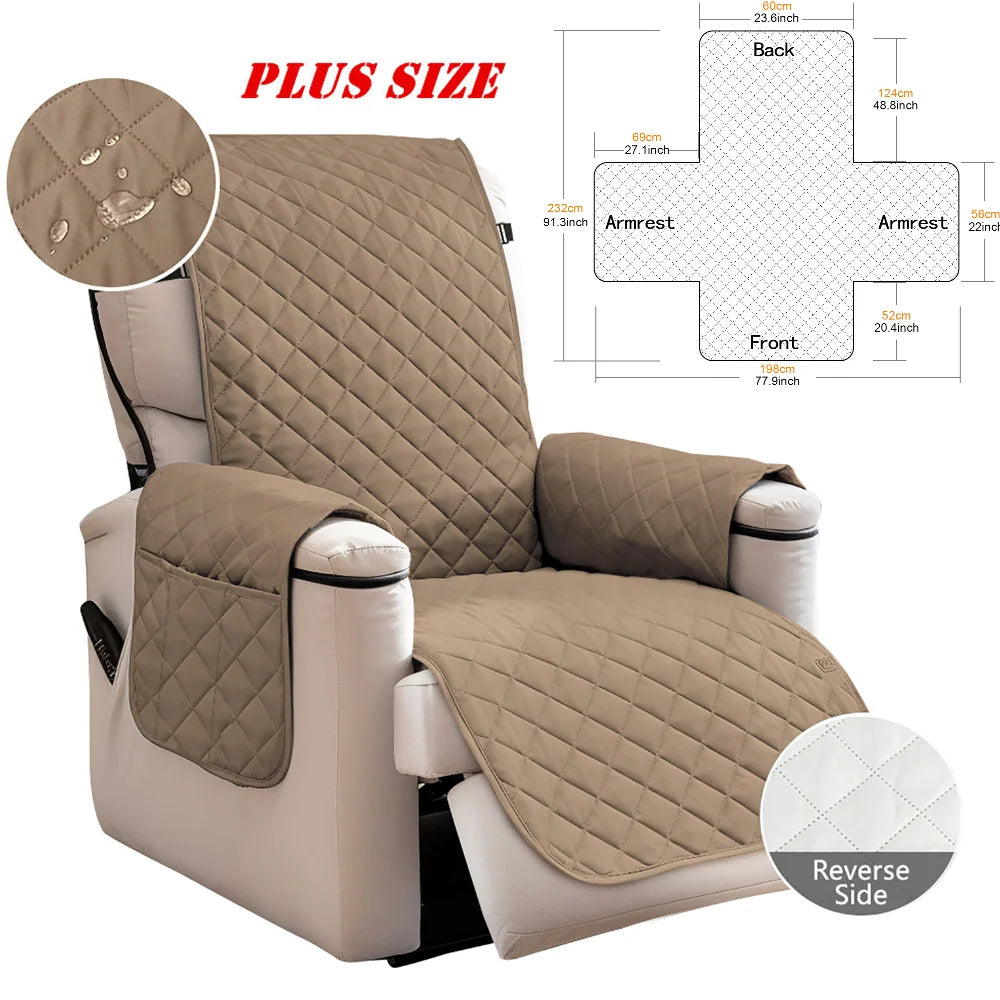 Waterproof Recliner Chair Cover | Pet & Kid Proof Slipcover