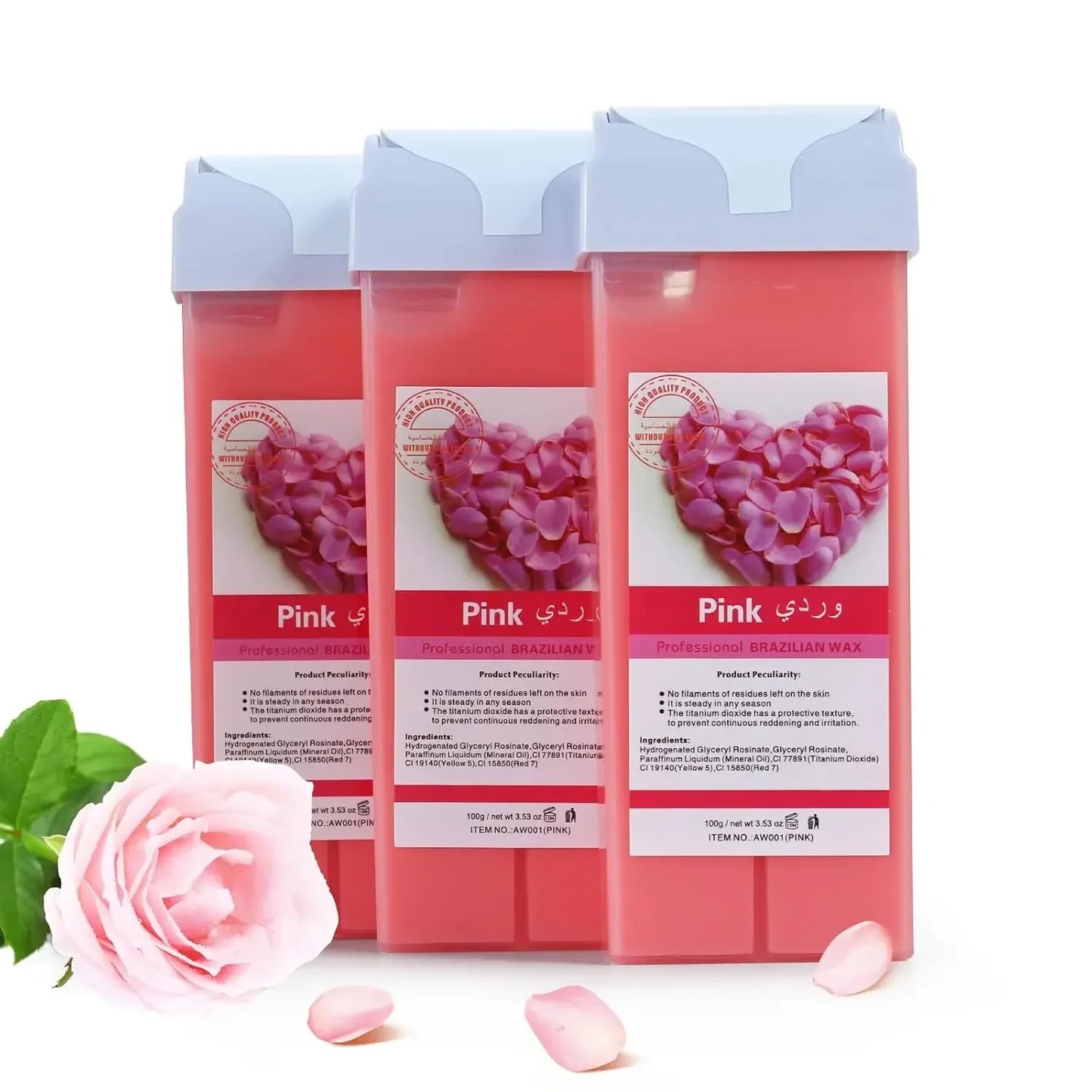 Rose Roll-On Wax Warmer Kit – Electric Hair Removal Set