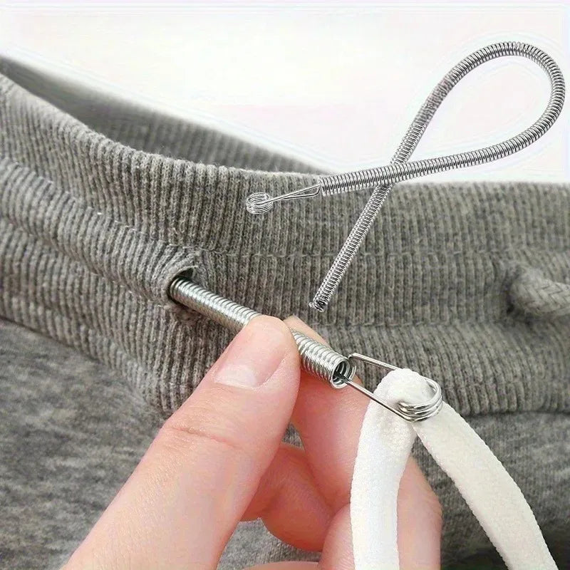 Spring Drawstring Threader – Elastic, Lace & Cord Sewing Tool