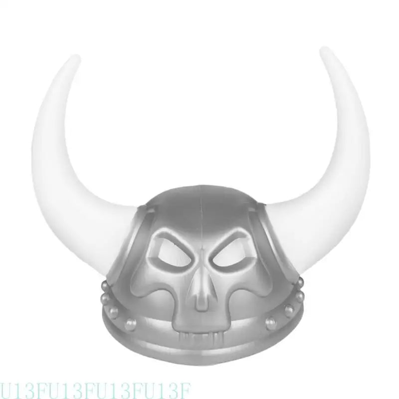 Viking Horned Helmet Hat – Medieval Warrior Costume Adults