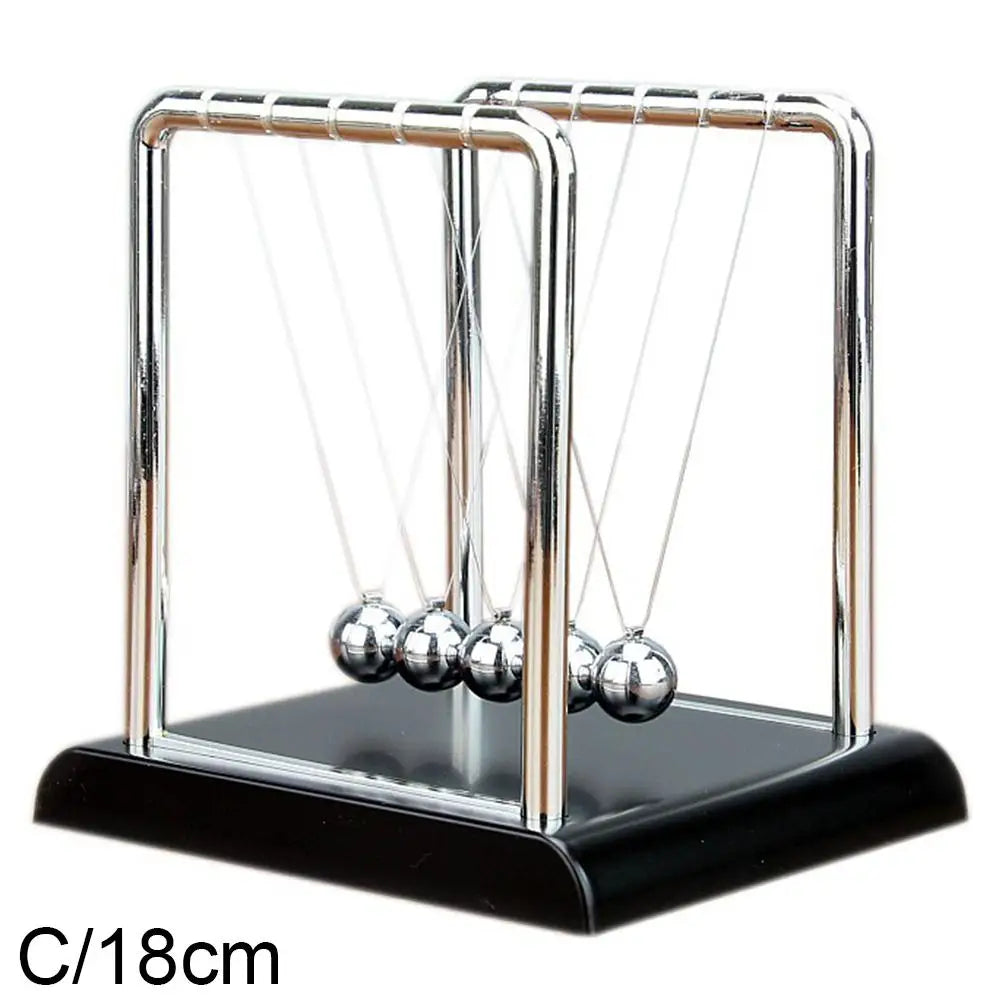 Newton's Cradle Steel Pendulum Desk Toy – Physics & Stress Relief
