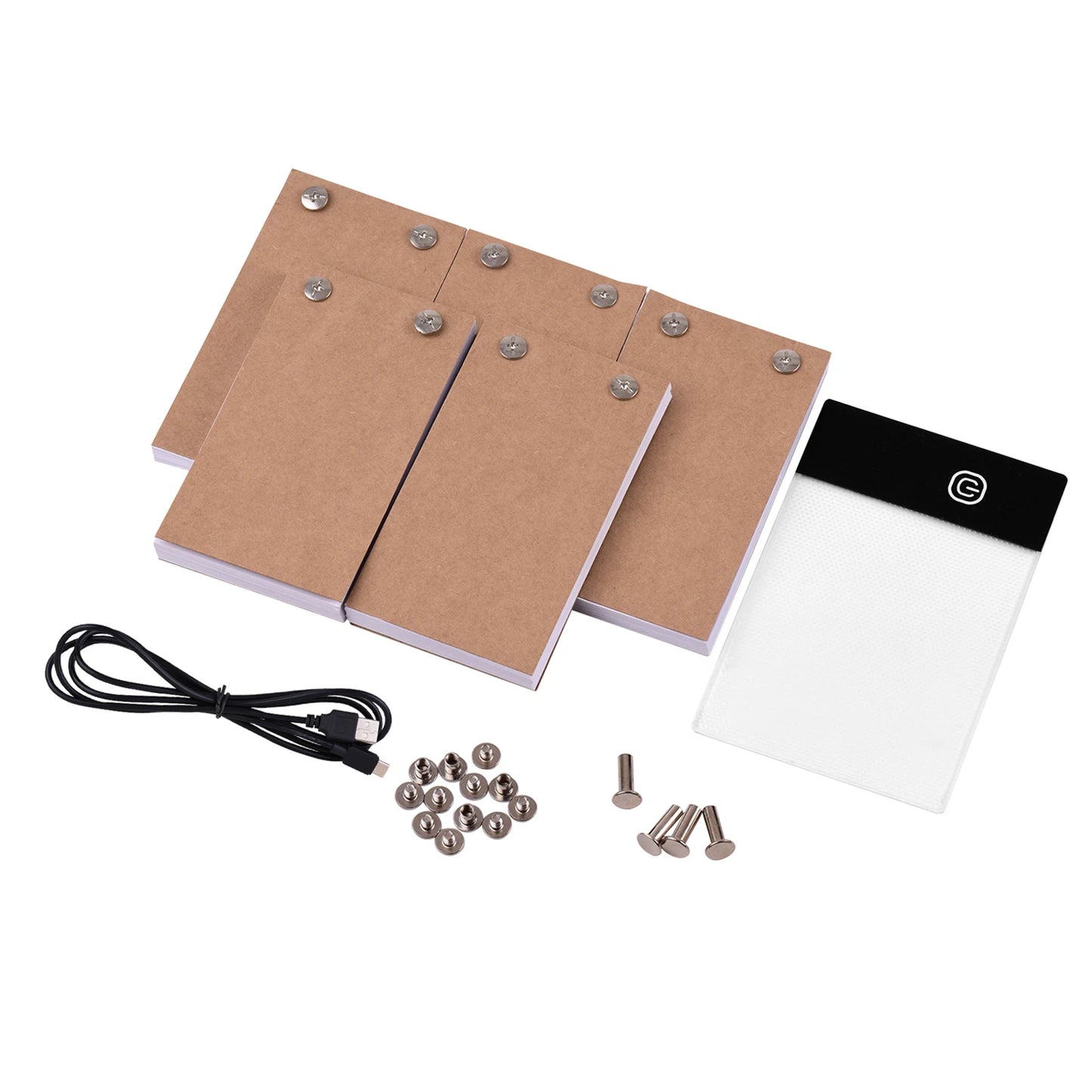 Flip Book Kit with LED Light Pad – 300 Sheets for Animation