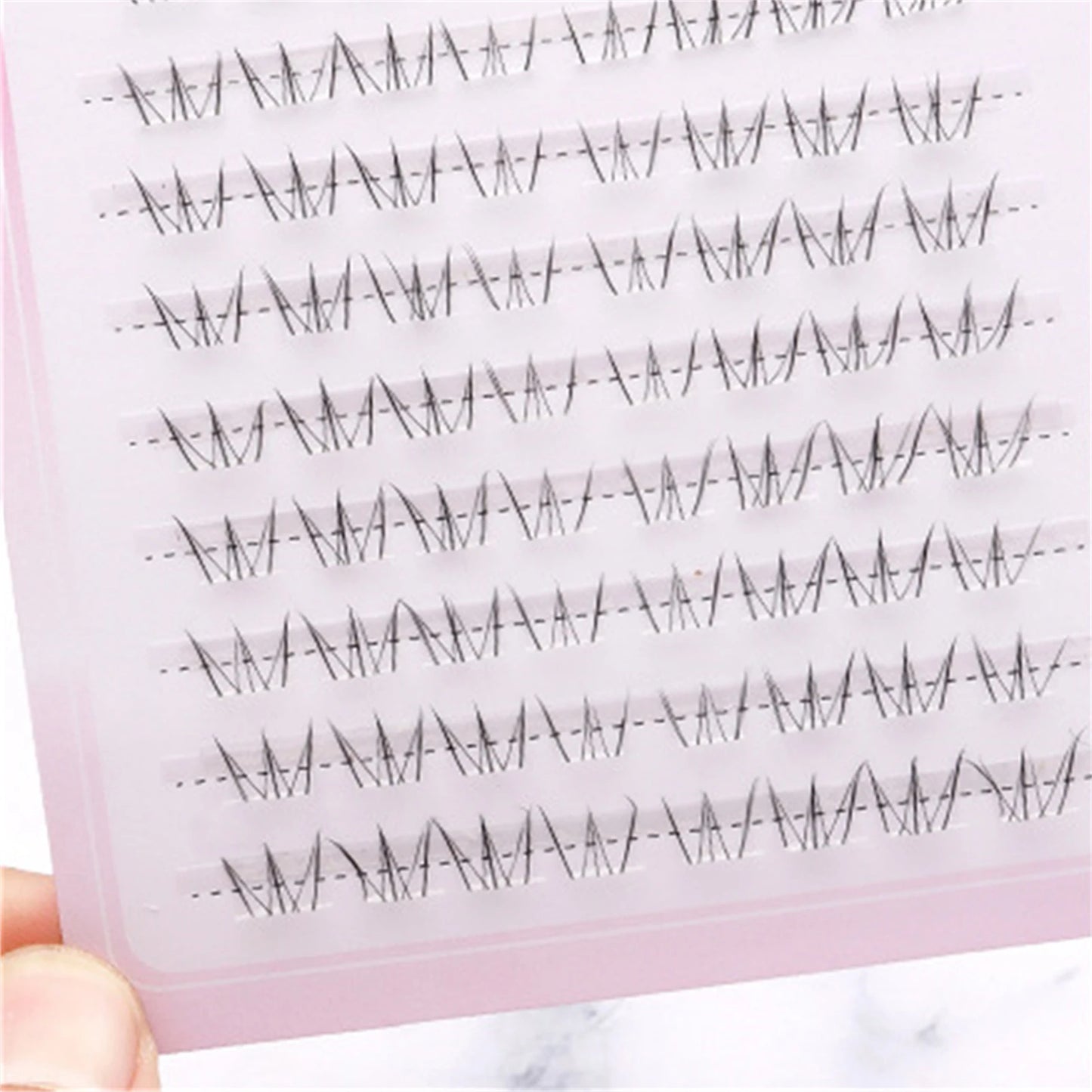 Cat Eye Cluster False Eyelashes | Natural Volume, Clear Band False Eyelashes Peaceful Pleasures Health and Wellness