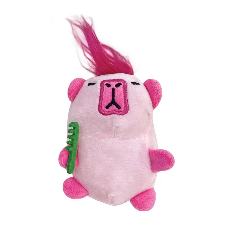 Kawaii Capybara Plush Keychain Bag Charm Pendant – Cute Gift