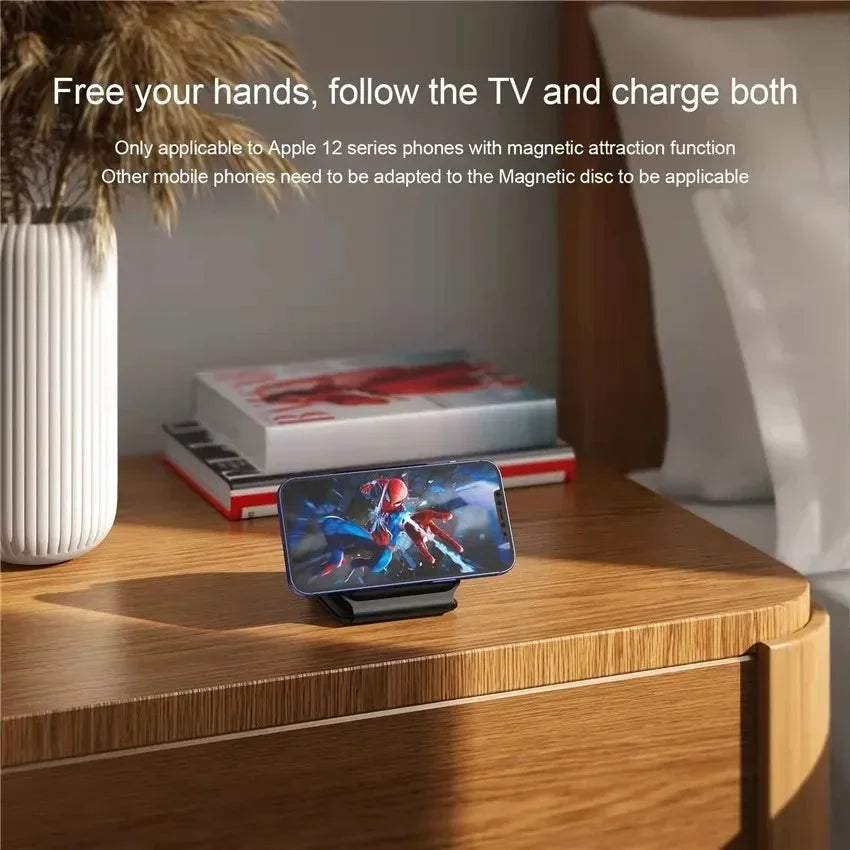 3-in-1 Foldable Magnetic Wireless Charger 15W Fast Charging Station for iPhone 16/15/14 Apple Watch AirPods Peaceful Pleasures Health and Wellness
