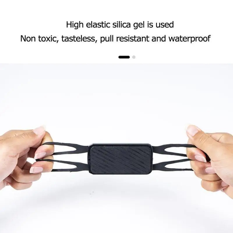 Silicone Bike Phone Mount | Fits Garmin & SRAM | 4–7.5 in