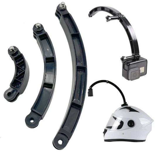Helmet 3-Way Curved Arm Mount for GoPro, DJI & Action Cams Action Camera Mount Oasis Select