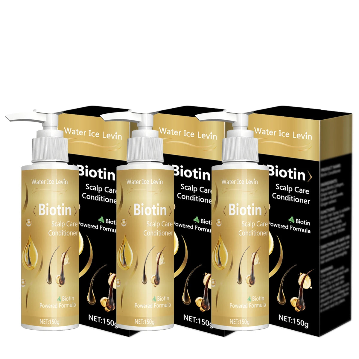 Biotin Conditioner with Collagen & Grape Seed Oil – 150g