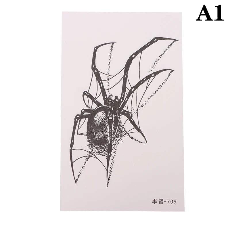 Spider Web Temporary Tattoo Sticker | Punk Cobweb Body Art