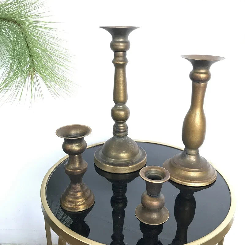 Iron Metal Candlestick Holder | Wedding & Home Décor
