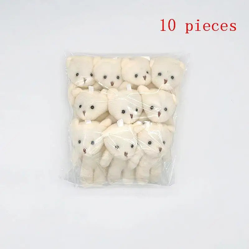 Mini Plush Bear Dolls Set – Party Favors & DIY Gifts for Girls