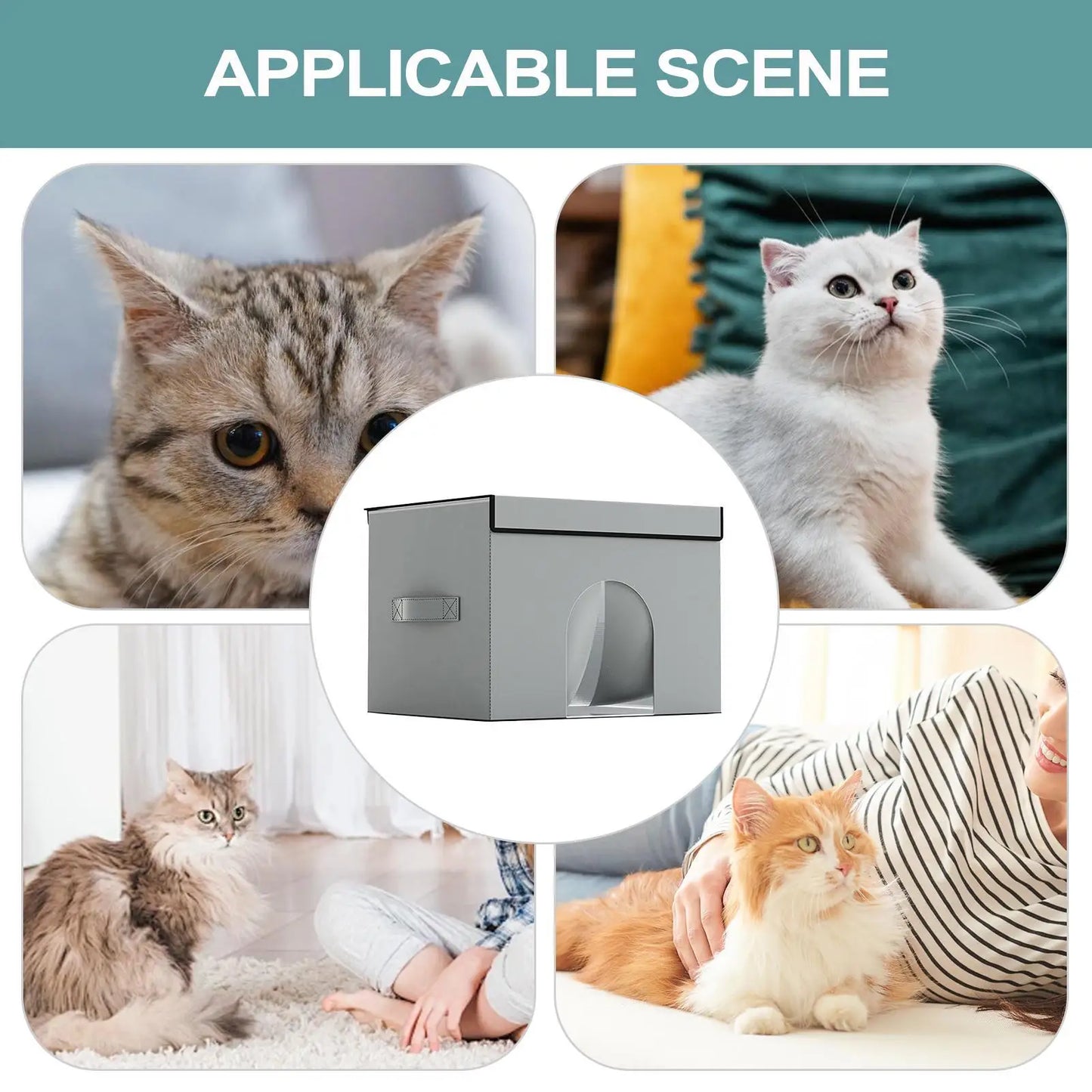 Cooling Cat House Portable Cat Air Conditioning House Cold Sleeping Enclosure Pet Supply for Travel Indoor Bedroom Outdoor Peaceful Pleasures Health and Wellness