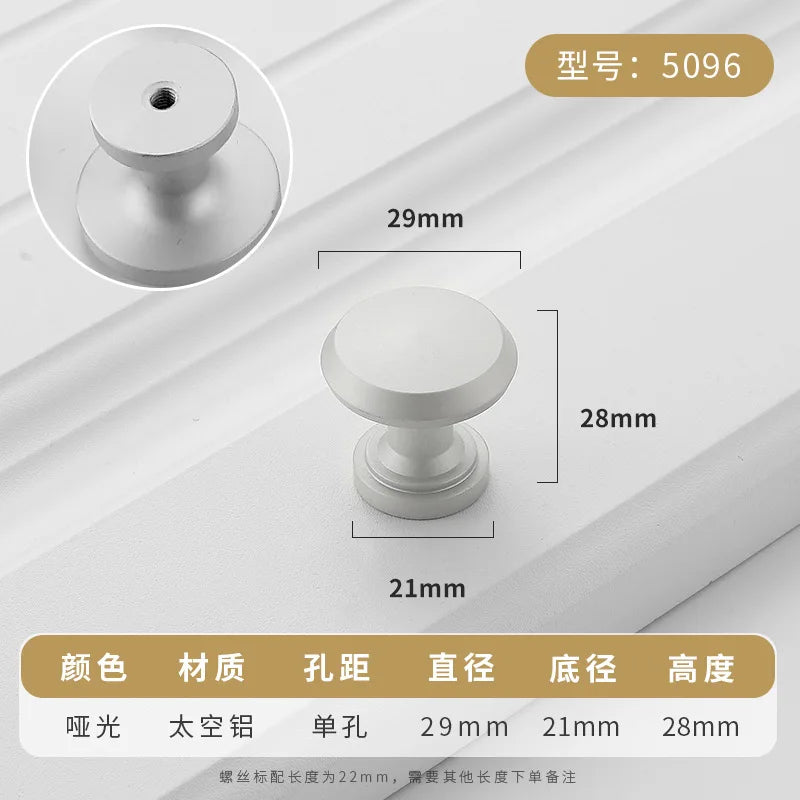 Black Aluminium Cabinet Knobs & Drawer Pulls | Modern Hardware