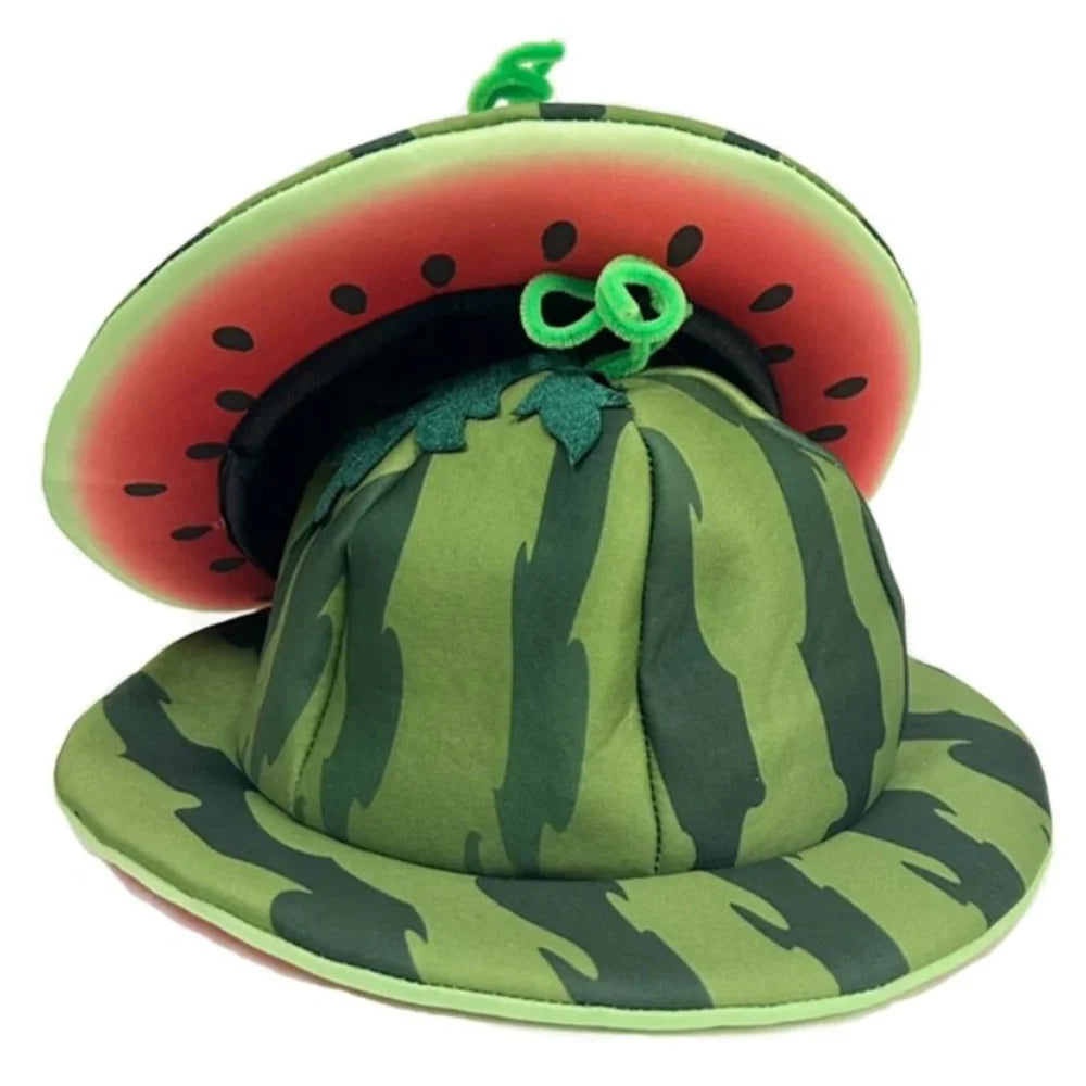 Watermelon Bucket Hat – Funny Wide Brim Sun Hat | All Ages
