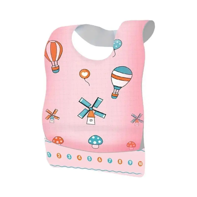 Disposable Baby Bibs 10-Pack | Soft Cotton Burp Cloths