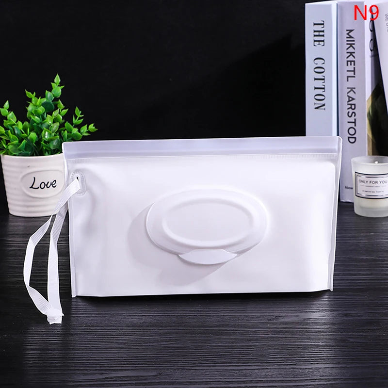 Portable Baby Wet Wipe Pouch | Reusable Refillable Holder