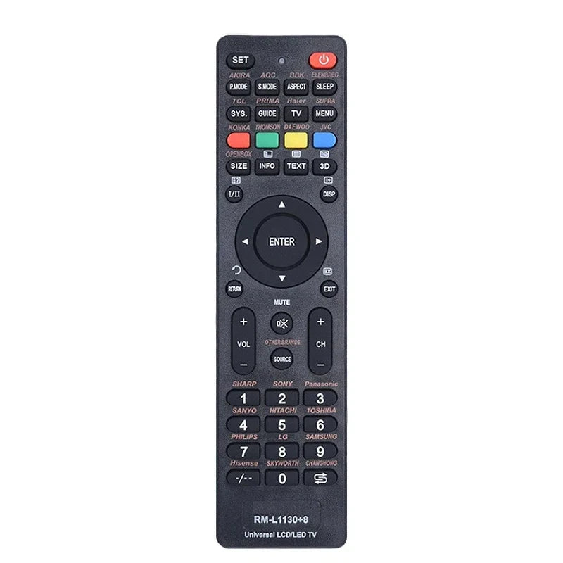 Universal TV Remote Control RM-L1130+8 – IR Replacement