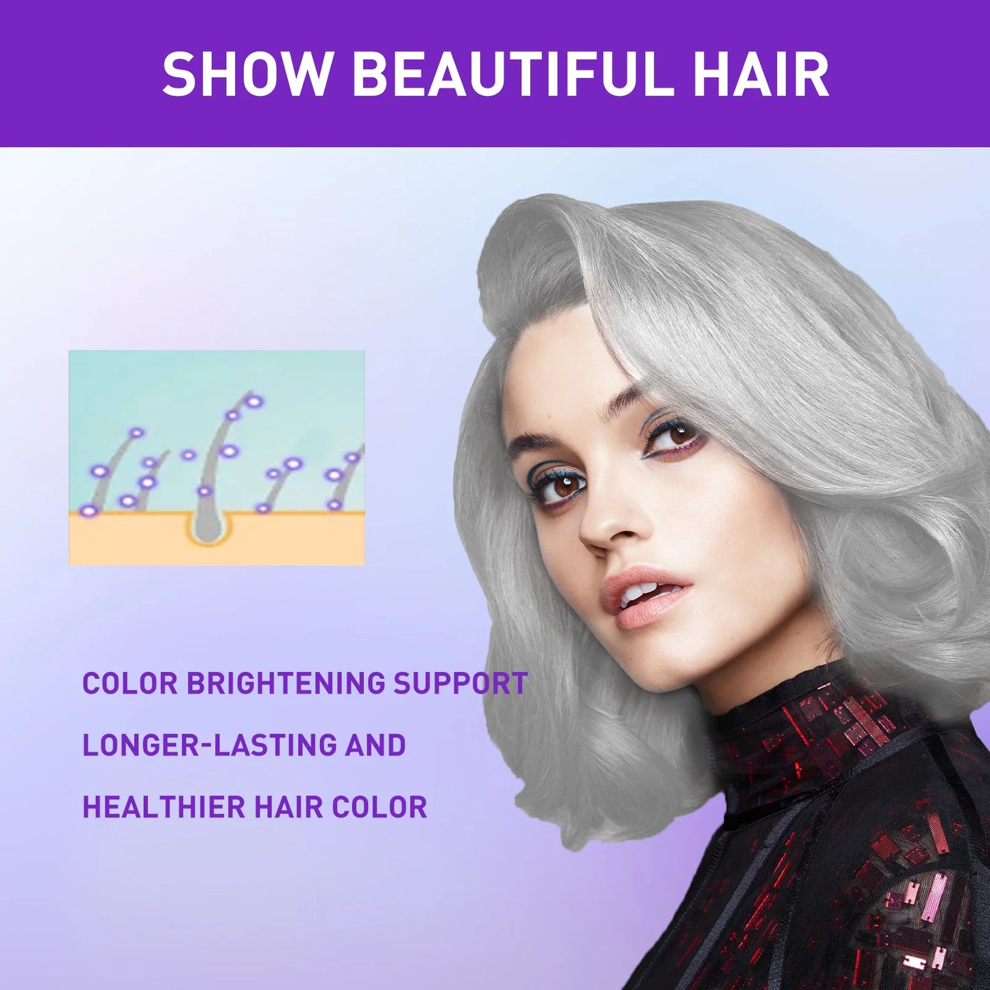 Eelhoe Purple Shampoo – Toning for Blonde & Bleached Hair
