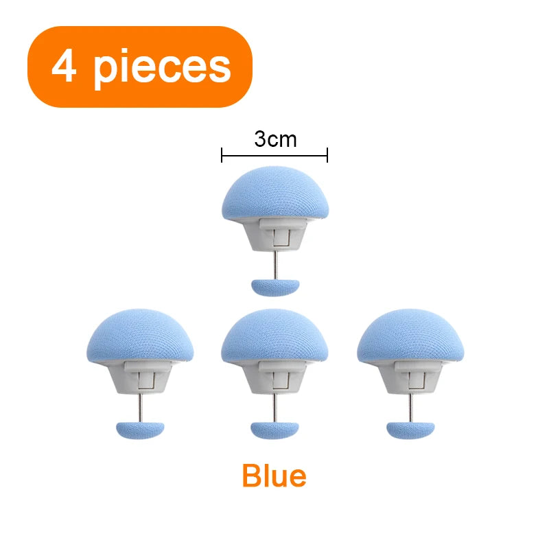 Mushroom Quilt Clips | Non-Slip Bed Sheet Blanket Fasteners
