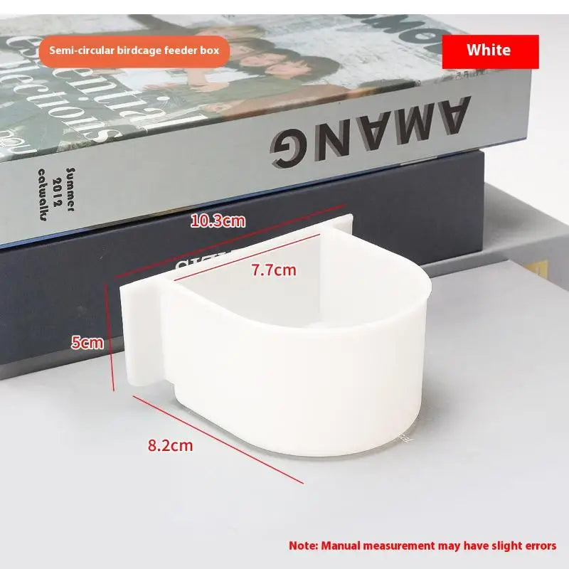 Large Anti-Splash Bird Feeder Box for Parrots & Small Birds