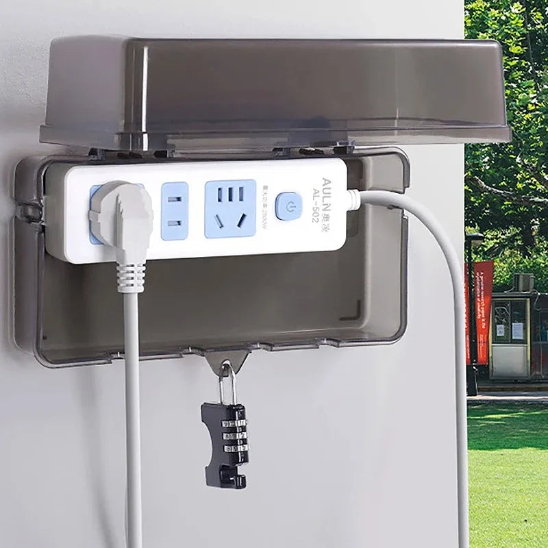 1Pc Outdoor Waterproof Electrical Cable Management Box Rain-Proof Weather-Proof Plug Box For Wiring Board Peaceful Pleasures Health and Wellness