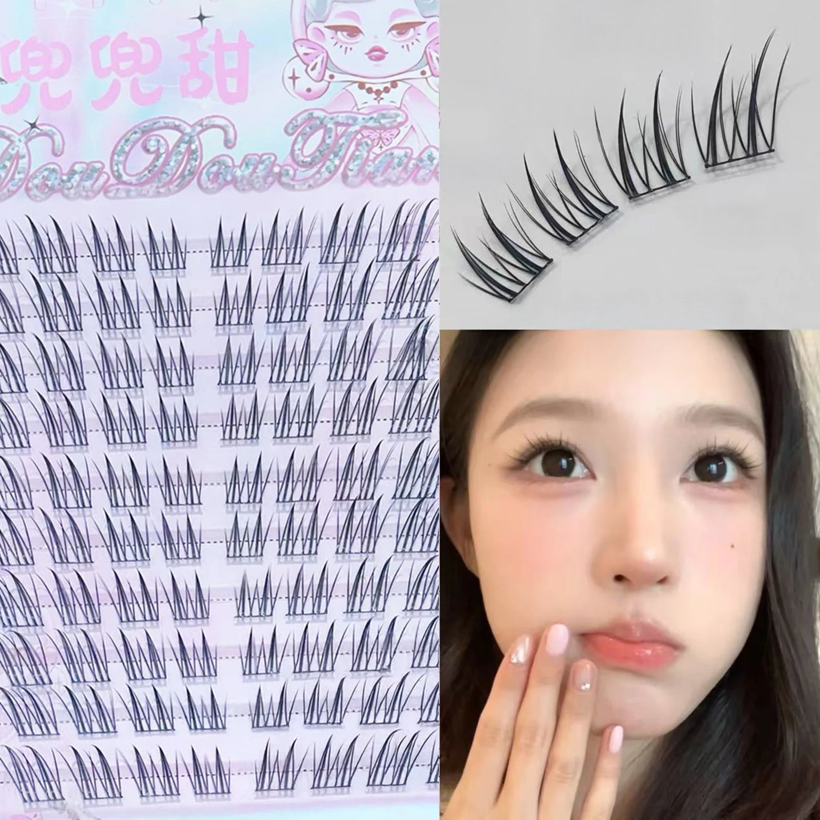 Light Style Foxes Fake Lashes Baby Wind False Eyelash Natural Curl 9-11mm Black Eyelash Extension For Daily Makeup Enlarge Eyes Peaceful Pleasures Health and Wellness Style2