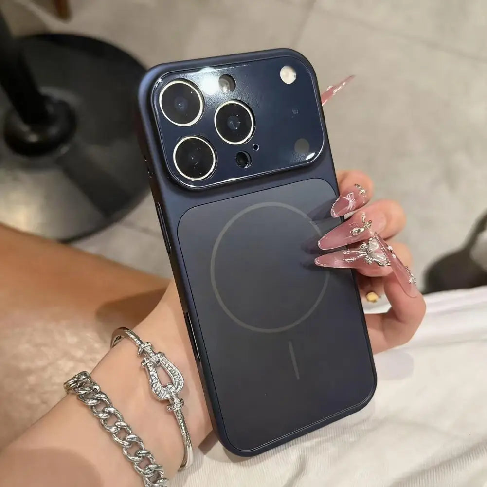 Nano Glass MagSafe iPhone Case – Matte, Magnetic & Drop-Proof