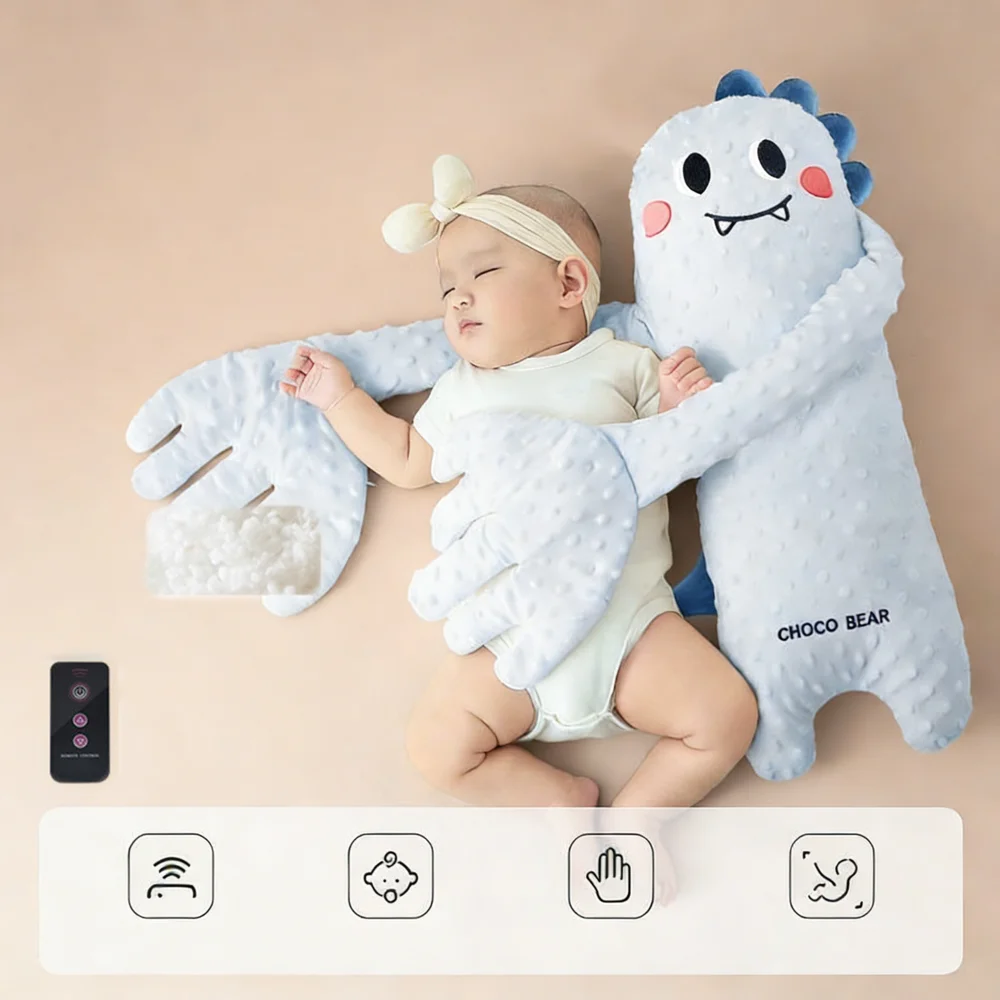 Electric Baby Patting Pillow | Bear Plush Sleep Soother Toy