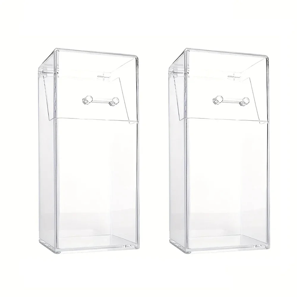 Transparent Acrylic Makeup Brush Organizer – Dustproof Lid