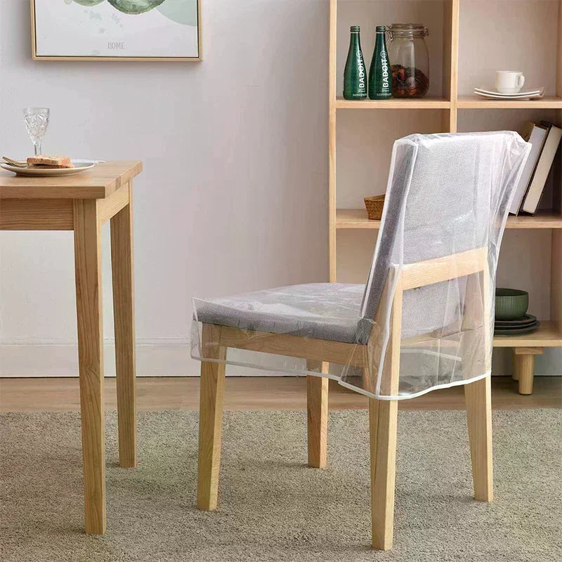 Clear PVC Dining Chair Cover – Waterproof, Oil-Proof & Universal