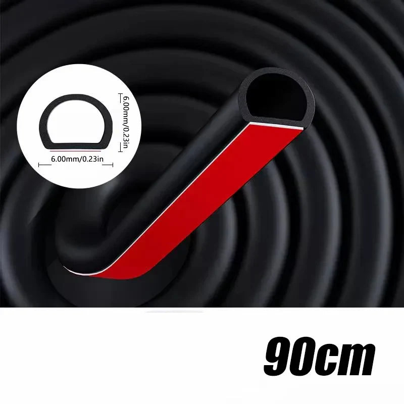 90cm Universal Fuel Tank Cap Rubber Seal Strip | Waterproof
