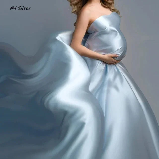 Satin Maternity Wrap Silky Scarf Maternity Posing Glossy Tossing Gown Fancy Pregnant Woman Wedding Photography Photo Peaceful Pleasures Health and Wellness color 10 1.5X 2M