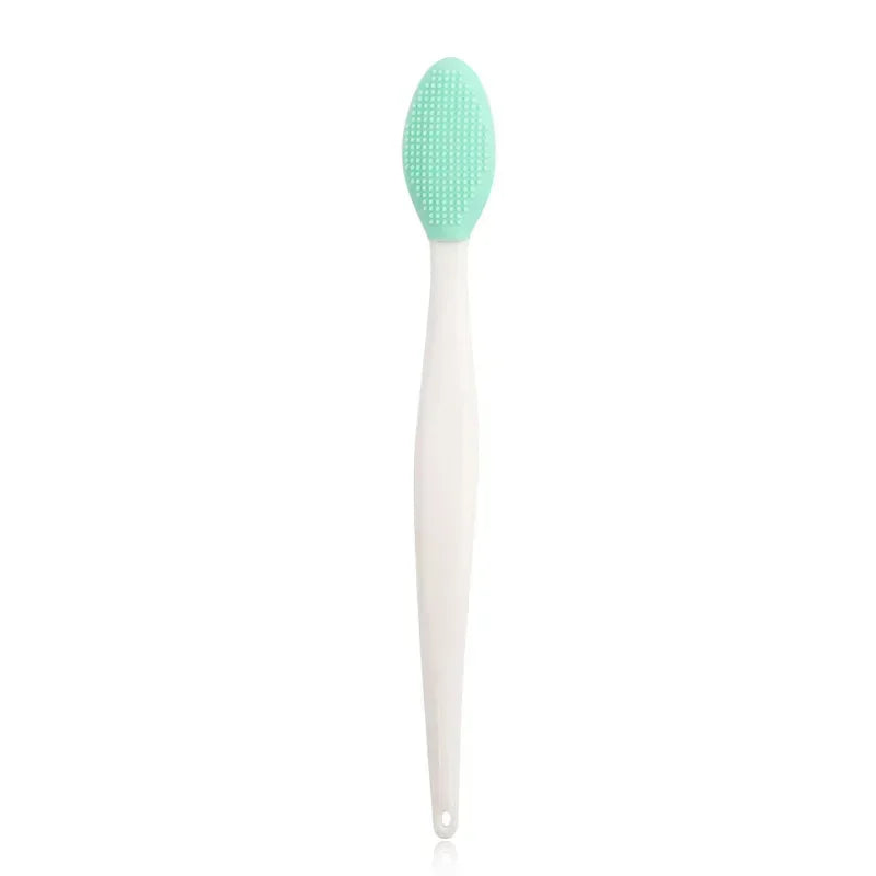 1PC Beauty Skin Care Wash Face Silicone Brush Exfoliating Nose Clean Blackhead Removal Brushes Tools With Replacement Head Peaceful Pleasures Health and Wellness Green China Mainland
